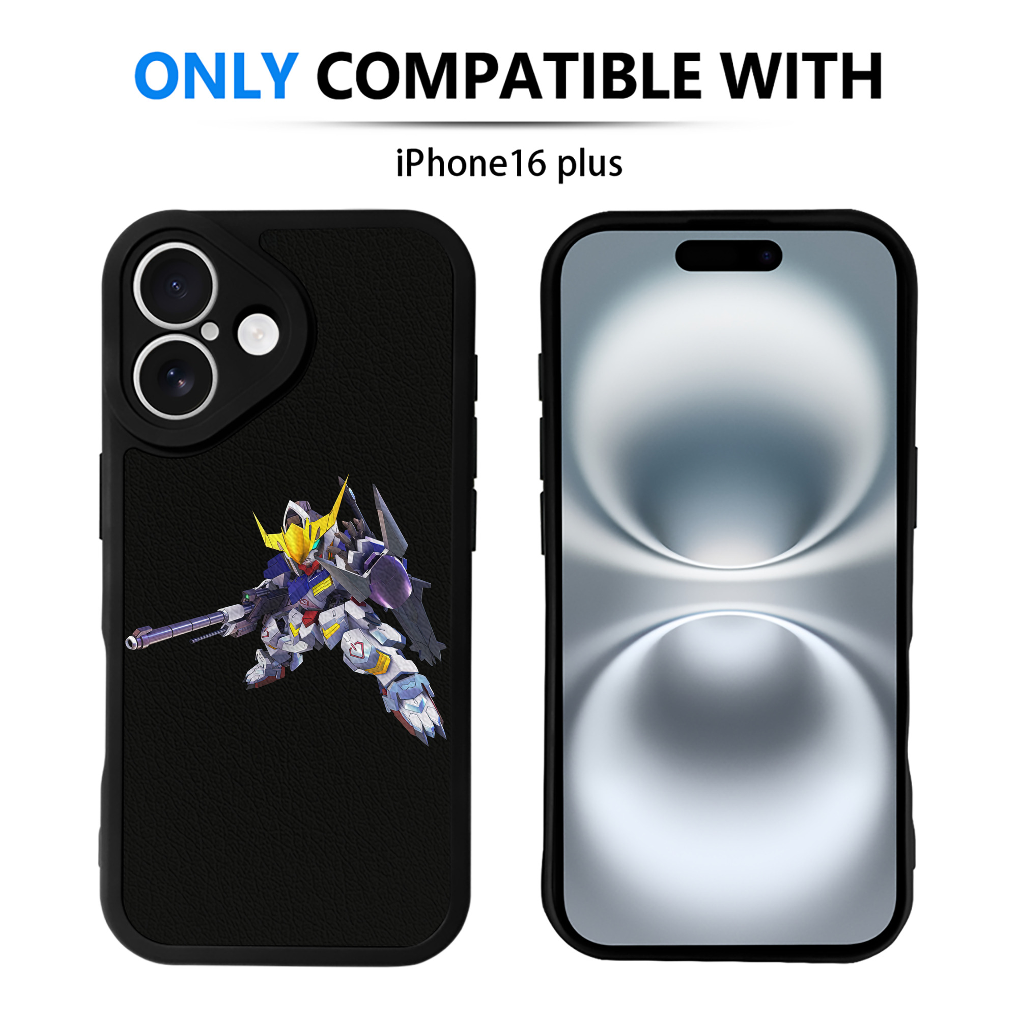 （画像用） 機動戦士ガンダム Mobile Suit Gundam 【iPhone 16シリーズ対応】シリコンスマホケース（レザー調） 材質：シリコン